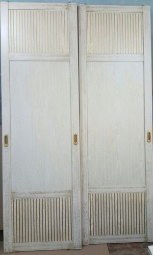 Двери для шкафа купе с фрезеровкой Минск